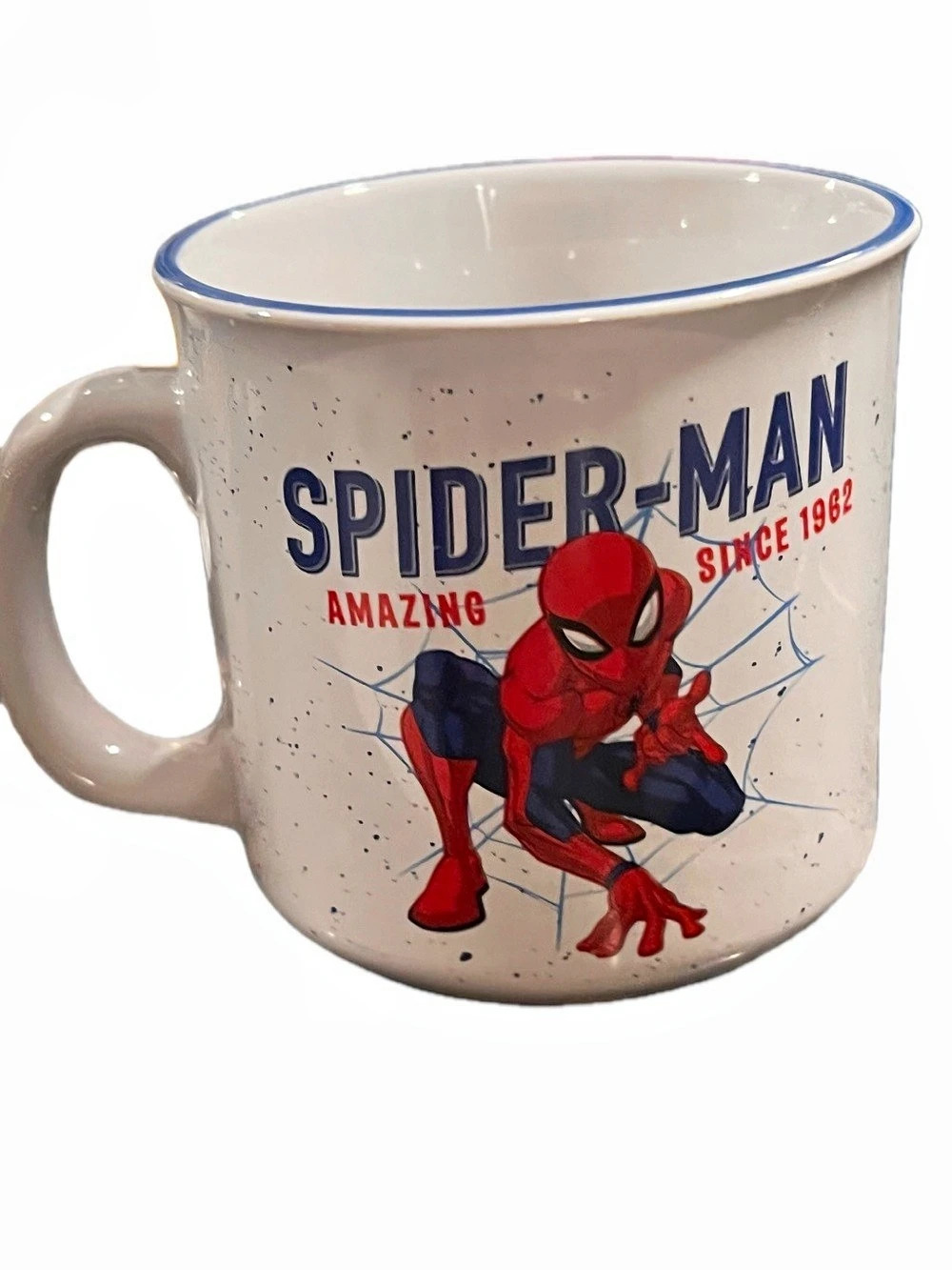Marvel Silver Buffalo Marvel Spider-Man Amazing Since 1962 Ceramic Camper Mug